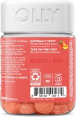 OLLY Probiotic + Prebiotic Gummy, Digestive Support and Gut Health, 500 Million CFUs, Fiber, Adult Chewable Supplement for Men and Women, Peach, 30 Day Supply - 30 Count - Image 11