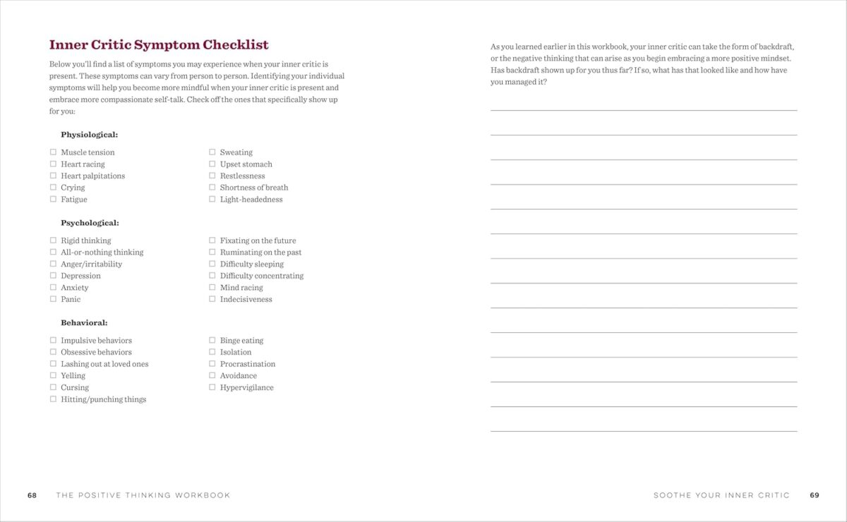 The Positive Thinking Workbook: Quiet Your Inner Critic and Build a Strong Foundation for a Positive Mindset (Workbook Series) - Image 4