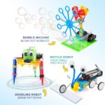 STEM Robotics Science Kits for Kids Age 8-12 8-10, STEM Toys for Boys Girls 6-8, Build Robot Building Kit Science Experiments Engineering Projects STEAM Activities Gifts 6 7 8 Year Old Boy Toys Crafts - Image 3