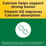Nature Made Calcium 500 mg with Vitamin D3, Dietary Supplement for Bone Support, 130 Tablets - Image 3