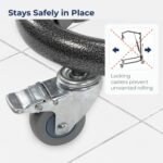 Drive Medical 13023SV Handicap Hydraulic Lift, Silver Vein 5 Inch (Pack of 1) - Image 6