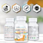Quercetin 1,000mg, Vitamin C 1,000mg, Zinc 50mg, Vitamin D3 5,000iu, Selenium, Copper, Acerola, Ginger, Rutin, Bitter Orange, Rose Hips, Echinacea, Immune C Plus, 14 in 1 Immune C Plus (120 Count) - Image 7