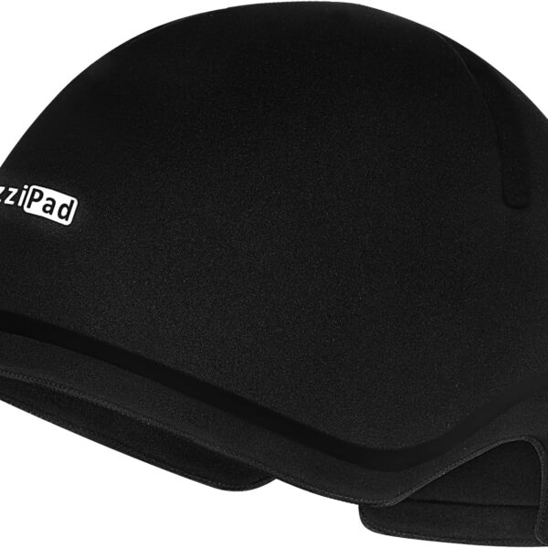 SUZZIPAD Cold Cap for Chemotherapy Patients, Stress Relief Hat, Ice Caps for Chemo, Cold Hats for Head Discomfort, Cancer Care for Women and Men, Black
