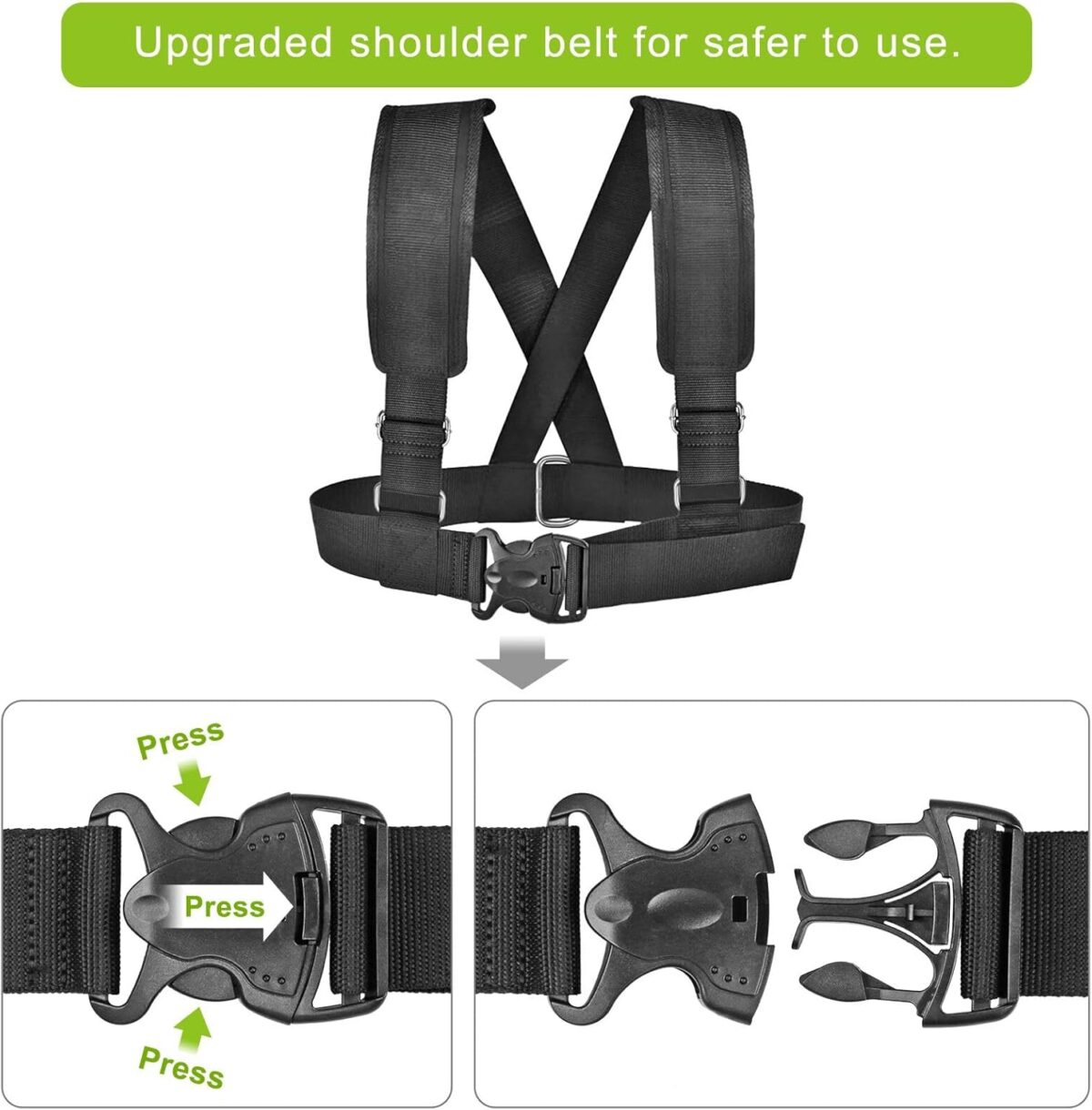 Kipika Weight Sled, Fitness Sled, Fitness Strength Training Sled, Speed Training Sled - Heavy-Duty Weight Training Equipment for Muscle Building and Explosive Power - Suitable for 1” & 2“ Weight Plate - Image 9