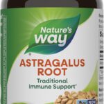 Nature's Way Astragalus Root - Astragalus Root Herbal Supplement - Traditional Immune Support* - Non-GMO Project Verified - Gluten & Dairy-Free - 180 Vegan Capsules
