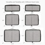 BAGAIL 6 Set Packing Cubes,Travel Luggage Packing Organizers - Image 3