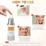 Super Vitamin C Serum for Women Over 70: Advanced Anti-Aging Vitamin C, Niacinamide, Vitamin E & Caffeine Formula，Hydrates, Firms, Lifts, Targets Wrinkles & Dark Spots, 1.0 fl. oz. - Image 9