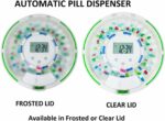 Automatic Pill Dispenser,Locked Medication Dispenser for Elderly with Alarm, 6 Dosage Templates, Sound & Light Alerts & Key for Vitamins, Supplements (Frosted Lid) - Image 3