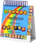 I Know What to Do Flipbook Emotions Chart for Kids Autism Learning Materials Feelings Chart to Identify Feelings and Make Positive Choices Emotions Wheel Calm Down Corner Supplies