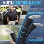 2 Pack Car Door Handle for Elderly - Vehicle Handle Assist for Handicapped,Portable Auto Support Door Handle Suitable for Seniors, Handicap,Injured - Image 5