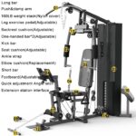 SincMill Home Gym Multifunctional Full Body Workout Equipment for Home Exercise Fitness