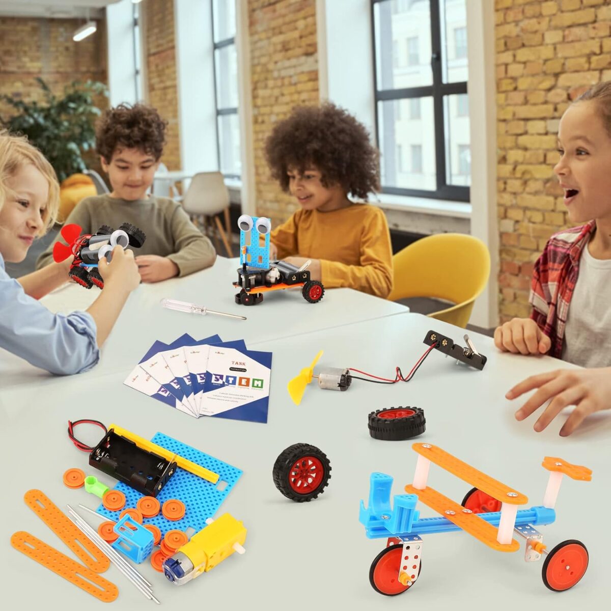 STEM Kits for Kids Crafts 6-8 8-12, Boys Gifts Toys for 6 7 Year Old Boy Birthday Gift Ideas, STEM Toys Craft Kits 6+ 7+ yr, Robotics Science Activities Robot Building Age 8-10 8 9 10 11 12 Years - Image 9