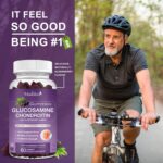 Glucosamine Chondroitin Gummies - Extra Strength Joint Support Supplement with MSM & Elderberry for Natural Joint, Antioxidant Immune Support for Adults, Men & Women-(2 Pack) - Image 7