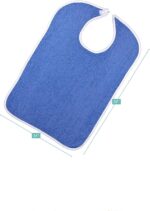 Simpli-Magic 79271 Adult Terry Bibs, Blue, 18"x30", 6 Pack - Image 2