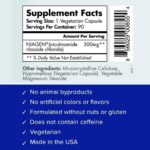 TRU NIAGEN Patented NAD+ Supplement for Anti Aging and Cell Regeneration, 300 mg Niagen, 90 Servings | Supports Cellular Energy, Brain, Muscle | Nicotinamide Riboside (NR) Take 1 Daily | 1 Bottle - Image 8