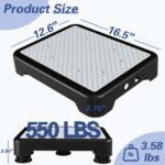 SOYO Mobility One Step Stool, Heavy Duty Indoor Outdoor Non-Slip Small Step Platform Assistive Device for Adult Elderly, Standing Support and Step Riser for Car, Bed, Door, Stair, Bathroom, Black-Gray - Image 2
