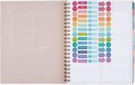 Erin Condren Inspired Collection - Large Undated Planner, Daisies cover - Image 6