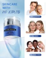 Retinol Cream for Face, Face Moisturizer with Collagen & Hyaluronic Acid, Anti Aging Neck Cream for Tightening Skin, Facial Creams Day & Night for Women and Men 1.7 Fl Oz - Image 7