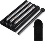 Classroom Chime Meditation Chimes Trio Teacher Three Tone Hand Bell for Management Mindfulness Percussion Instrument Reminder with Mallet Storage Bag for Prayer Teacher Gift Eastern Music Yoga