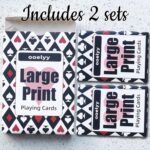 2 Pack Elite Low Vision Playing Cards, Large Print Playing Cards, Easy to Read Playing Cards for Visually Impaired, Educational Young Children - Image 2