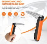 Car Door Handle for Elderly - 2025 New 4 in 1 Car Handle Assist, 2 Pack Auto Cane Portable Vehicle Support Handle Door Assist Bar, Max Load 500 Lbs, Anti-Slip Design (Orange-Car Handle +Strap) - Image 4