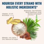 Hair La Vie Live Conscious Clinical Formula Hair Growth Vitamins for Women and Men w/Biotin 5000mcg, Collagen & Saw Palmetto (Pack of 1) - Image 4
