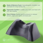 Occipital Release Tool for Pivotal Therapy and TMJ [FSA/HSA Eligible] - Cervical Traction Pillow - Neck Stretcher and Shoulder Relaxer - Neck Traction Device for Spinal Alignment & Tension Headaches - Image 6