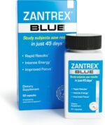 Blue - Increase Energy, Support Metabolism, Appetite Control - 300MG Natural Caffeine - Yerba Mate, Damiana, and Guarana, 60 Count