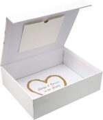 Pavilion- When Someone You Love Becomes a Memory-White & Gold Memory Box - Image 6