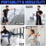 WALITO Resistance Bands Set - Exercise Bands with Handles, Door Anchor, Legs Ankle Straps, for Heavy Resistance Training, Physical Therapy, Muscle Training, Yoga, Home Workouts - Image 5