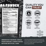 Wild Foods Organic Cocoa Powder | Single Origin Unsweetened Keto Chocolate Powder for Cooking & Baking | 100% Natural Cacao Beans | Sugar Free Non Dutch Raw Superfood | 12 oz - Image 2