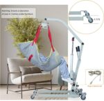 Electric Patient Lift 440lbs-11.5FT Plug-in Cord,No Battery Needed,Floor Lifting-Commode Sling for Easy Bed,Wheelchair&Toilet Transfers -Mobility Assistance for Seniors, Disabled - Image 4