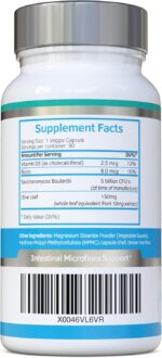 Saccharomyces Boulardii 5 Billion CFU 90 Capsules - No Refrigeration Required - High Strength Non-Colonising Yeast with synergistic Olive Leaf, Biotin and Vitamin D3 - Image 2