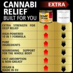 Саnnаbі Rеlіеf Hemp Cream Maximum Strength 3.38 FL. OZ — Massage Muscles, Joints, and Back Target Area — 10-in-1 Potent Formula | Gel Infused with Hemp Oil, Arnica, Menthol, Rosemary, Calendula - Image 3