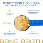 Native Pet Bone Broth for Dogs and Cats - Chicken Bone Broth Powder Dog Food Toppers for Picky Eaters - Provides Extra Nutrition for Joint Strength, Immune Support & Heart Health - 48 Scoops - Image 4