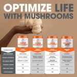 Genius Lion’s Mane Supplement Capsules – Organic Full Spectrum Mushrooms for Cognition, Focus & Memory – 1,200mg Per Serving, 120 Count (60 Servings) – Grown in The USA - Image 7