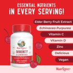 Mary Ruth's 5-1 Immunity Gummies with Elderberry for Kids & Adults | Cherry | Pectin Based | Vegan | 90 Count - Image 7