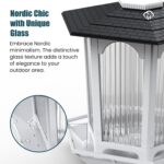 2 Pack Solar Bird Feeders for Outdoors Hanging - Attract Wild Birds & Cardinals, Elegant Minimalist Design, Garden Décor, Unique Gift - Image 8