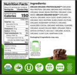 Orgain Organic Vegan Protein Powder, Creamy Chocolate Fudge - 21g Plant Protein, 6g Prebiotic Fiber, Low Net Carb, No Lactose Ingredients, No Added Sugar, Non-GMO, For Shakes & Smoothies, 2.03 lb - Image 2