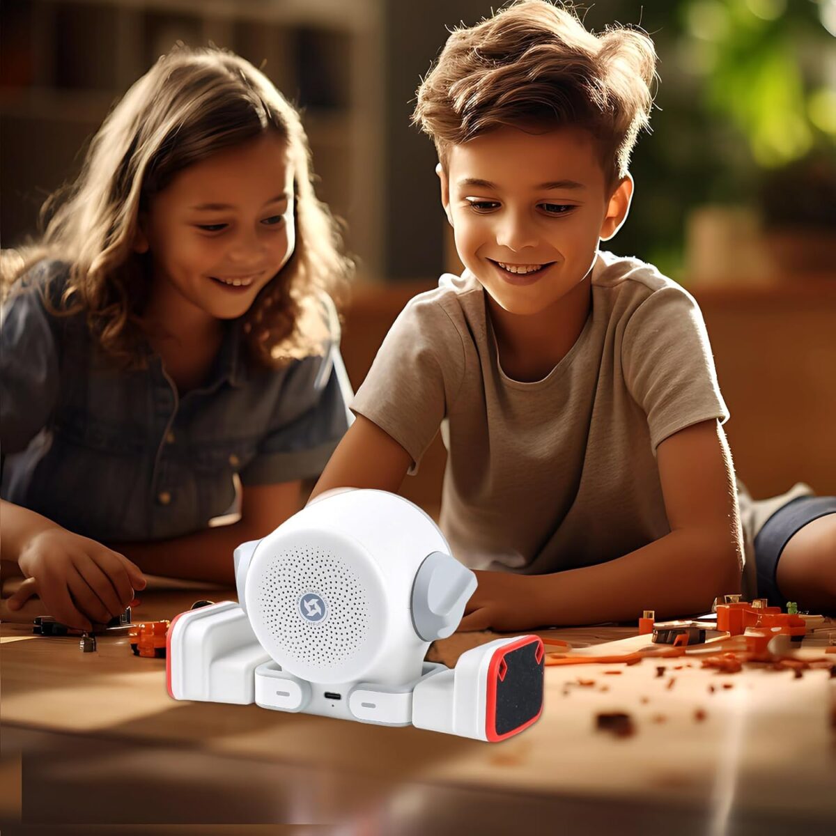 Rux AI Desktop Robot,Voice Dialogue Remote Monitoring Artificial Intelligence Companion Toy A55 Central Processor Built-in 4GB RAM/32GB ROM - Image 2