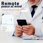 Adamson TimelyMed Smart Pill Dispenser Machine with Alarm + WiFi App Monitoring + 28 Day Medicine Dispenser + Automatic Pill Dispenser for Elderly with Alarm & Alzheimers Care + Lock Key + New - Image 5