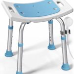 Shower Chair for Inside Shower, FSA/HSA Eligible 400 lbs Adjustable Shower Stool with Suction Feet, Shower Seat for Inside Tub Bathroom Bench Bath Chair for Elderly and Disabled