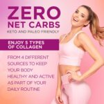 Multi Collagen Pills (Types I-II-III-V-X) Pure Hydrolyzed Collagen Protein Peptides-Collagen Supplements for Women and Men, Anti-Aging Collagen for Skin Hair Growth Nails Joints-180 Collagen Capsules - Image 2
