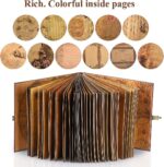 Adventure Book 148-Page DIY Handmade Scrapbook Kit - Embossed Leather Cover - Gift Boxed with Full DIY Accessories for Couples, Weddings, Anniversaries & More for Life’s Greatest Adventures - Image 4