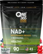 NAD Supplement Nicotinamide Riboside with Resveratrol Gummies NAD Plus Booster Supplements for Women and Men Nicotinamide 1500mg Anti Aging Energy Hair Skin Antioxidants Gummy Vitamins