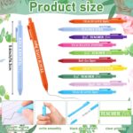 50 Set Teacher Appreciation Gift Bulk Inspirational Ballpoint Pens with Cards Motivational Flowerpot Shaped Cards Thank You Teacher Gift for Teacher School Office Supplies - Image 2