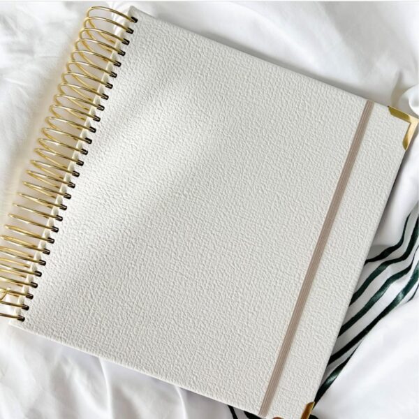 Papers Legacy Edition Budget Planner, 386 Pages, Gold Spiral-Bound, Monthly Calendar and Financial Tracker, 8.75 x 9.75 inches (Sand Dune)