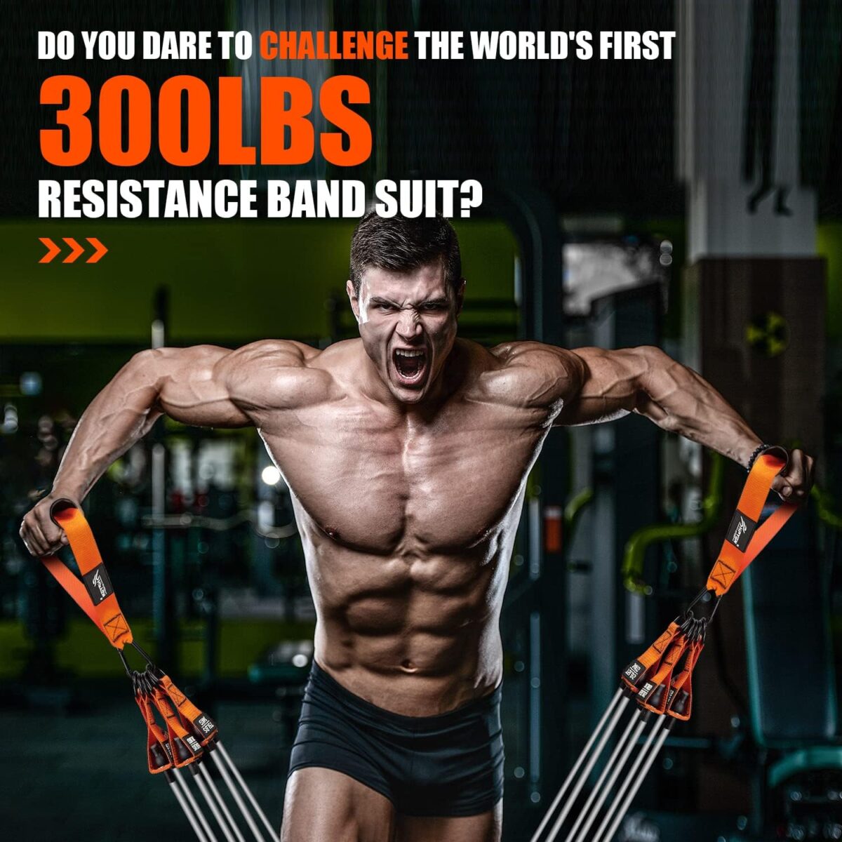 Resistance Bands with Handles - Heavy Duty Fitness Bands for Strength Training, Slim, Yoga, Home Gym Equipment - Image 2