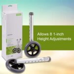 McKesson Universal Walker Wheels, Adjustable, 5 in Caster Wheels, 1 Pair - Image 6