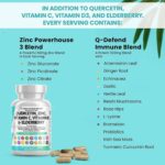 Clean Nutraceuticals Quercetin Zinc Vitamin C Vitamin D Bromelain Elderberry - Lung Immune Support Supplement Adults with Artemisinin, Sea Moss, Echinacea, Allergy Relief - Image 4